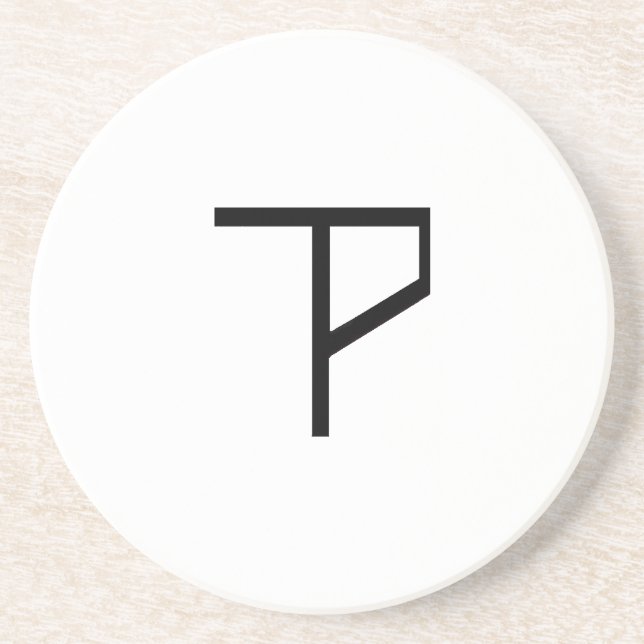 Gefütterter Logo-Untersetzer Untersetzer (Vorne)