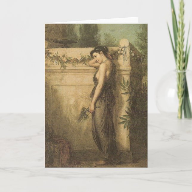 Gegangene, aber nicht vergessene Gruß-Karte Karte (Vorderseite)