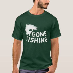 Gegangene fischenspringende Forelle T-Shirt