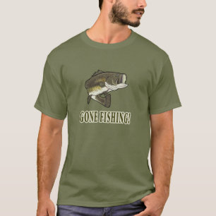 Gegangene Fischerei: Forellenbarsch T-Shirt
