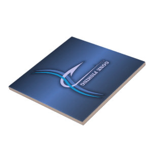 Gegangene Fischerei (Haken) Fliese