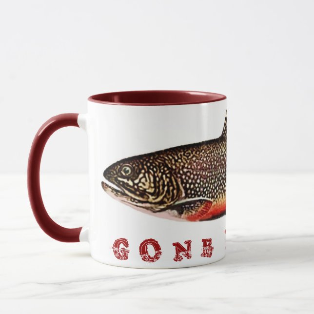 Gegangene Fischerei Tasse (Links)