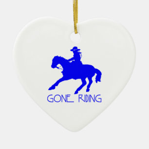 GEGANGENE REITENweihnachtsverzierung Keramik Ornament