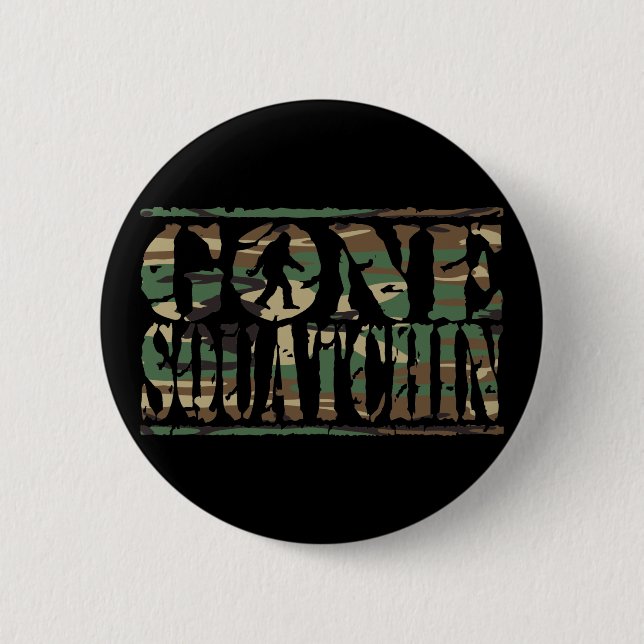 GEGANGENE SQUATCHIN CAMOUFLAGE BUTTON (Vorderseite)