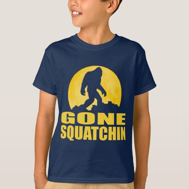 GEGANGENE SQUATCHIN *Special* BARKE AN DER T-Shirt (Vorderseite)
