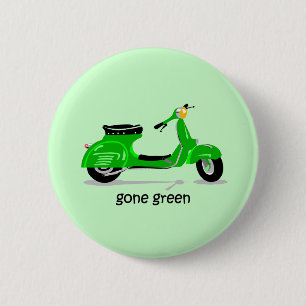 gegangener grüner Roller Button