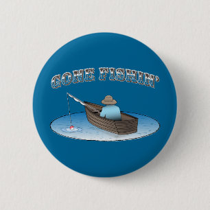 Gegangenes Fishin Button