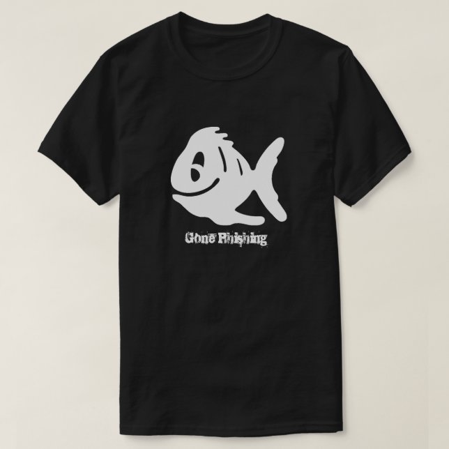 Gegangenes Phishing lustig T-Shirt (Design vorne)
