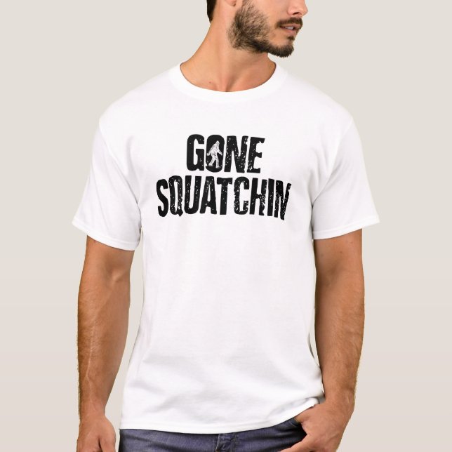 GEGANGENES SQUATCHIN BIGFOOT T-SHIRT (Vorderseite)