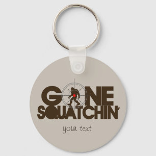 Gegangenes Squatchin - Brown und Tan Schlüsselanhänger