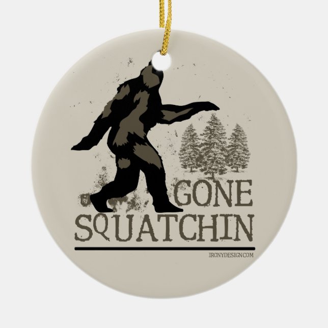 Gegangenes Squatchin Keramikornament (Vorne)