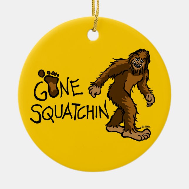 Gegangenes Squatchin Keramikornament (Vorne)