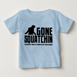 Gegangenes Squatchin - lustiger Bigfoot-Gläubiger Baby T-shirt