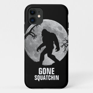 Gegangenes Squatchin mit Mond und Silhouette Case-Mate iPhone Hülle