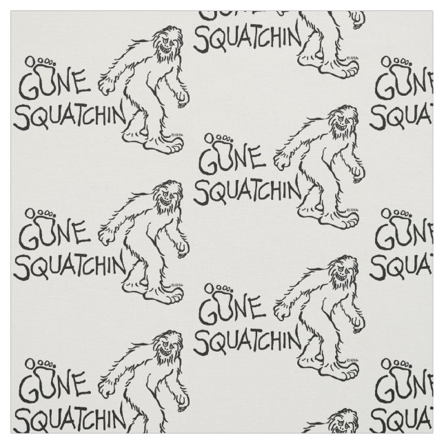 Gegangenes Squatchin Stoff (Muster)