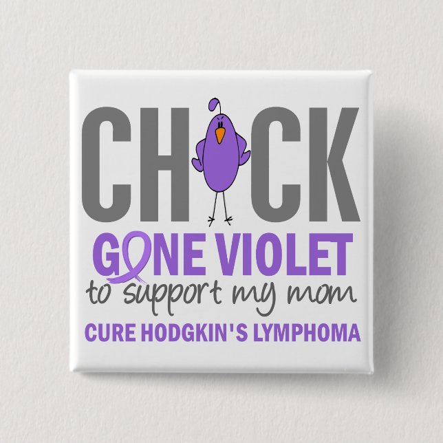 Gegangenes violettes Lymphom der Mama-H Button (Vorderseite)