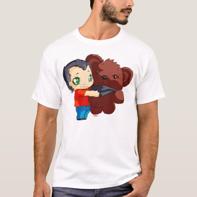 Gege and his teddy bear T-Shirt (Vorderseite)