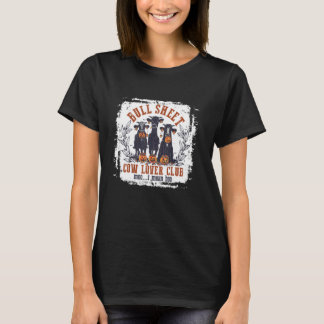 Gegebene Retro Bull Sheet Cow Lover Club Pumpkins T-Shirt