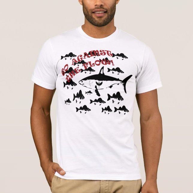 GEGEN DEN FLUSS-T - SHIRT (Vorderseite)