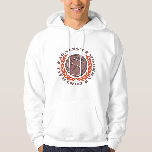 Gegen den modernen Fußball Hoodie (Vorderseite)