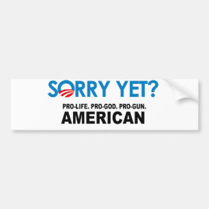 Gegen die Abtreibung. Pro-Gott. Pro-Gewehr Autoaufkleber