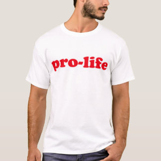Gegen die Abtreibung Rot T-Shirt
