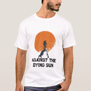 Gegen die untergehende Sonne, am Sonnenberg schlei T-Shirt
