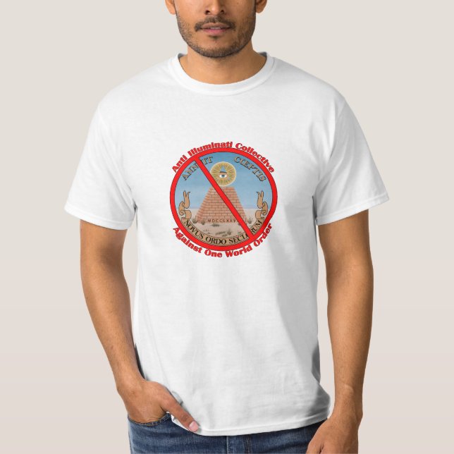 gegen illuminati T-Shirt (Vorderseite)