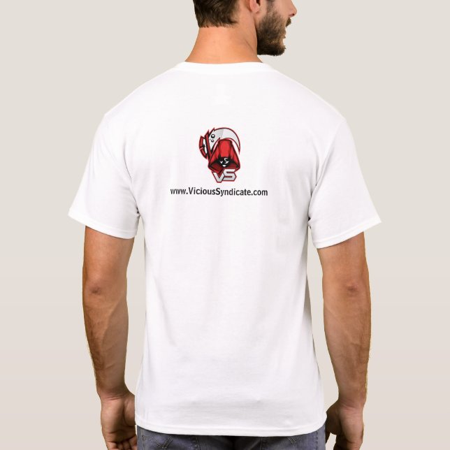 [gegen Logo] der T - Shirt der Männer (Rückseite)