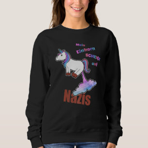 Gegen Rassismus, Politik und Menschenrechte Liebe Sweatshirt