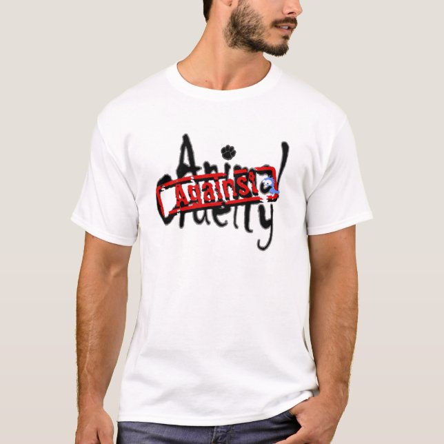 Gegen Tiergrausamkeits-T - Shirt (Vorderseite)