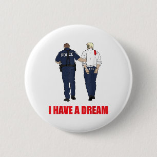 Gegen Trump habe ich einen Traumpolizisten Trump P Button