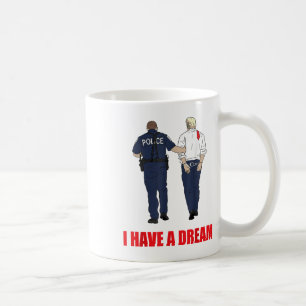 Gegen Trump habe ich einen Traumpolizisten Trump P Kaffeetasse