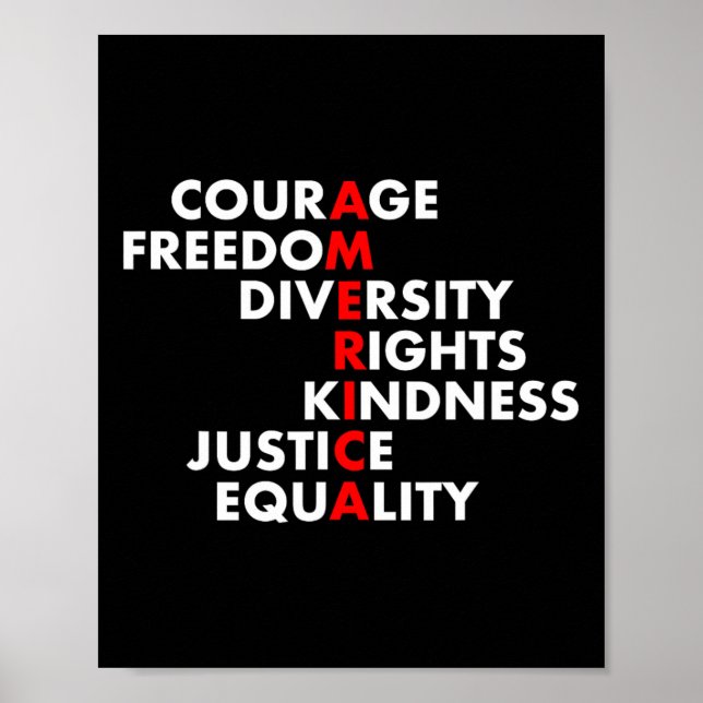 Gegen Trump Widerstand Poster (Vorne)