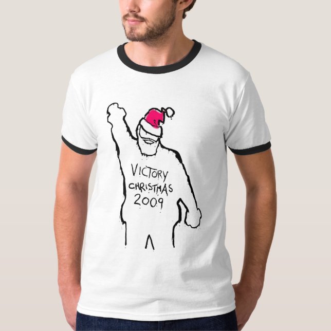 Gegen x-Faktor-Weihnachtensieg 2009 SANKT T-Shirt (Vorderseite)