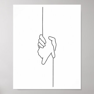 gegenseitige Illustration Poster