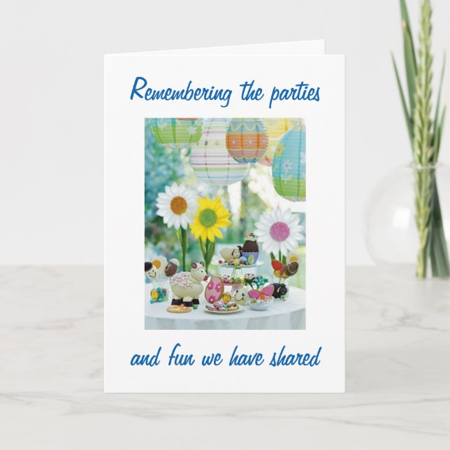 GEGENSEITIGER GEBURTSTAG FÜR MEINE BESTE FREUNDIN KARTE (Vorderseite)