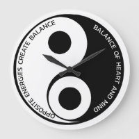 Gegenüber den Energien, schaffen Sie Balance Yin Y
