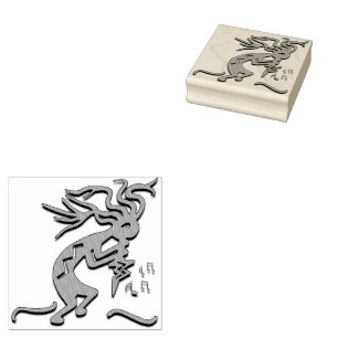 Gegenüber der Maklerin Kokopelli Artwork Gummistempel