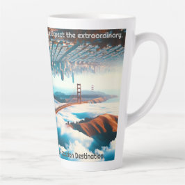 'Gegenüber Tag, San Francisco Style. Außergewöhnli Milchtasse