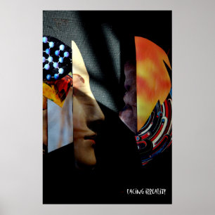 Gegenüberstellen von Irreality Poster