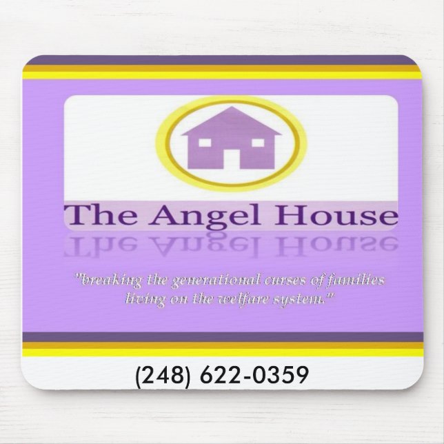 Gegenüberstellendes Engels-Haus, (248) 622-0359 Mousepad (Vorne)