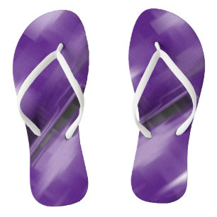 Gegenüberstellung von Violet Vanishing-Formen Flip Flops