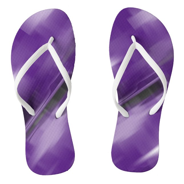 Gegenüberstellung von Violet Vanishing-Formen Flip Flops (Fußbett)