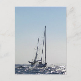 Gegenwind und Sonne Postkarte