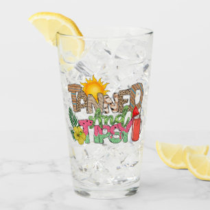 Gegerbt und Tipsy   Fun Summer Party Design Glas