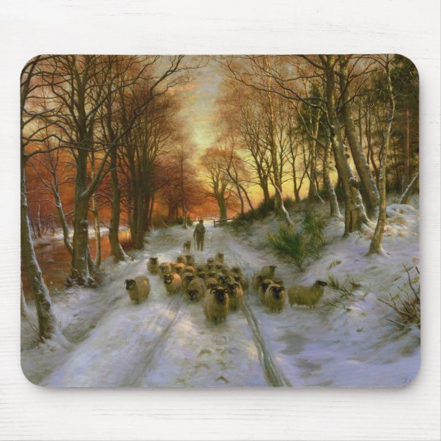 Geglüht mit Tönungen der Abends-Stunden Mousepad (Vorne)