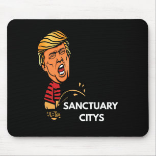 Gegner der Sanctuary City Patriotische Strafverfol Mousepad