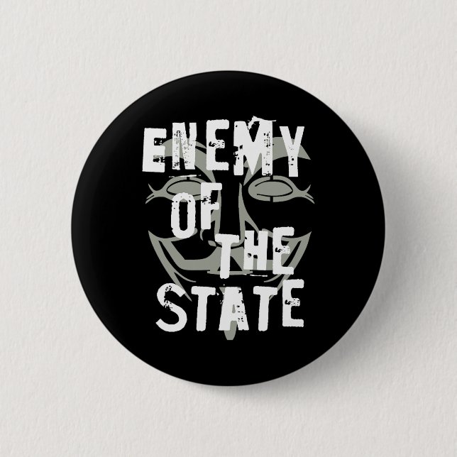 Gegner des Staat Anonymous #resists Button (Vorderseite)