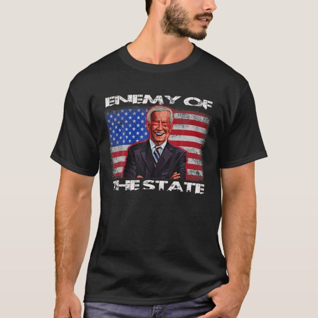 Gegner von Staat Trump zitiert amerikanische Patri T-Shirt (Vorderseite)